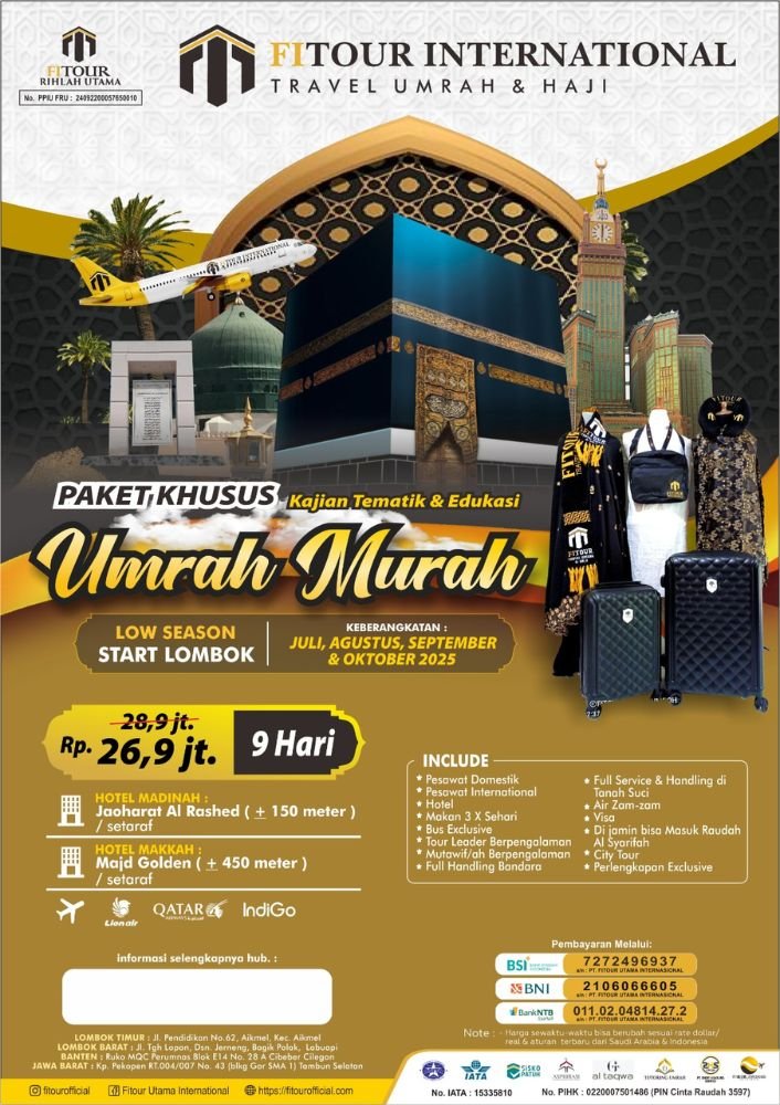 promo umroh dari lombok