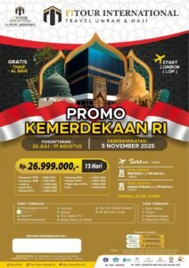 promo kemerdekaan umroh bersama fitour international start dari lombok