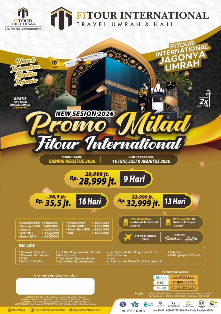 Promo umroh Milad