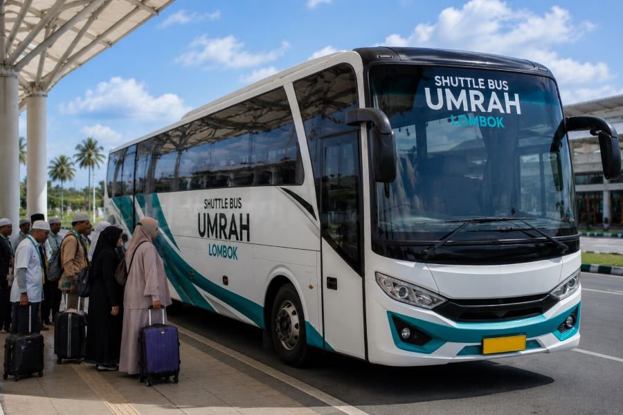 Shuttle Bus Umrah Bandara Lombok