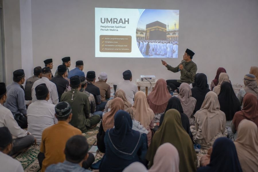 presentasi umrah di pengajian Mataram