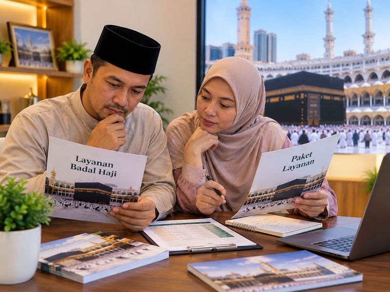 Calon jamaah membandingkan biaya dan layanan badal haji