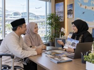 biro umrah dekat bandara lizammudin
