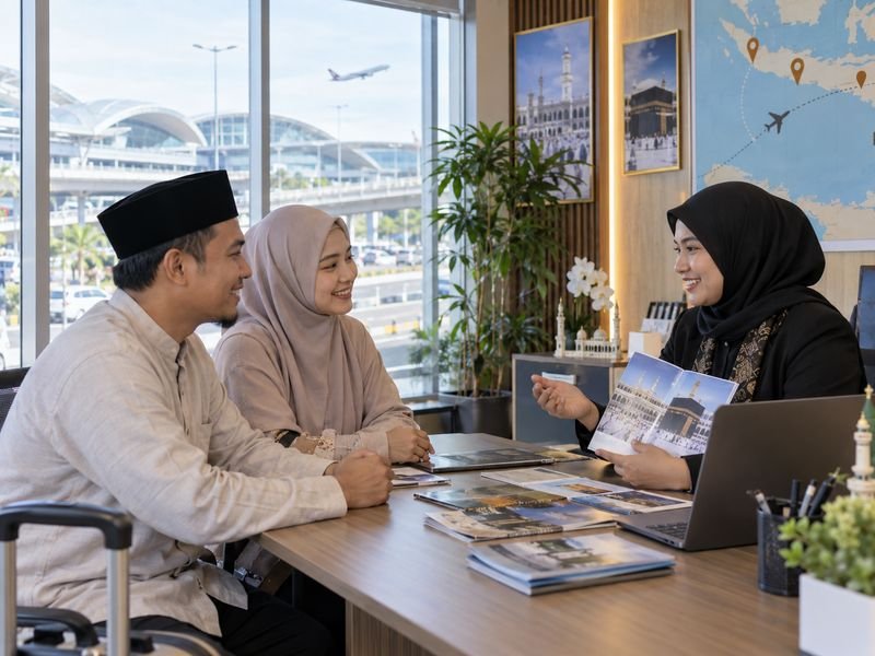 biro umrah dekat bandara lizammudin
