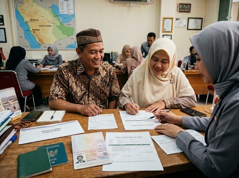mempersiapkan dokumen umroh