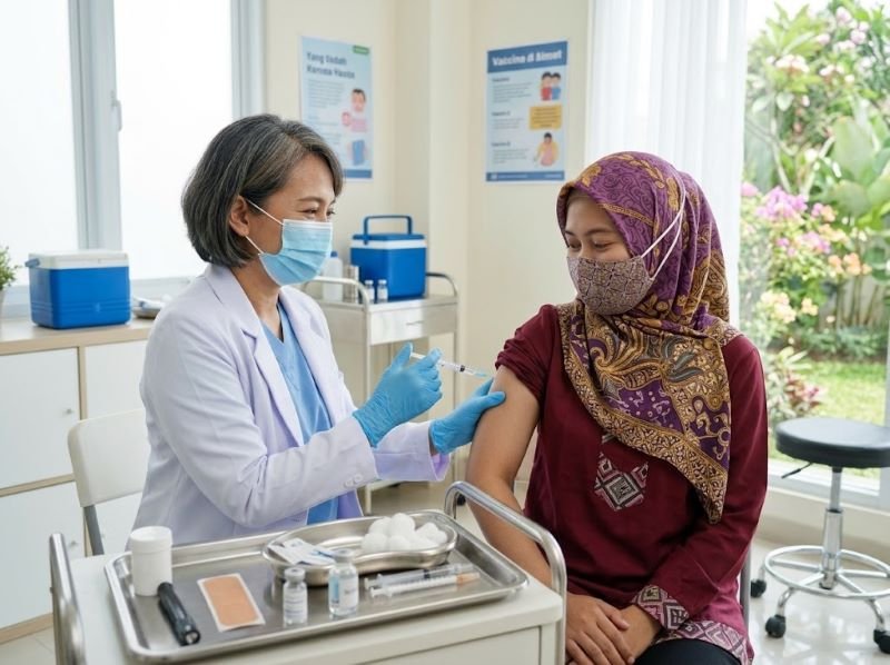pemberian vaksin influenza untuk umrah