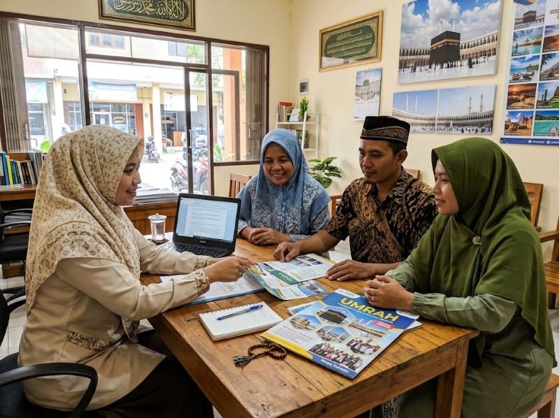Konsultasi paket umroh bagi calon jamaah dari Tanjung Lombok Utara