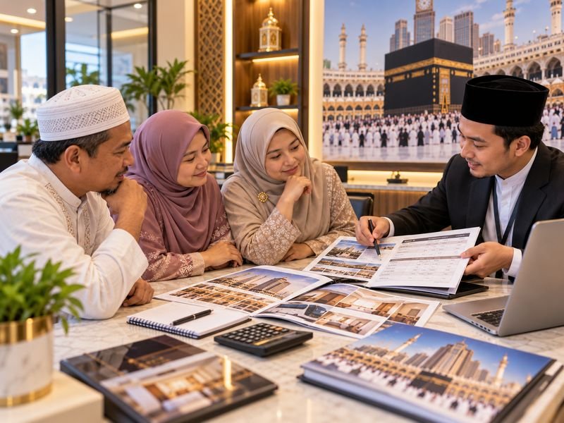Konsultasi paket umroh dan biaya tambahan bersama pendamping