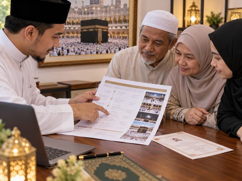 Pemeriksaan laporan waktu pelaksanaan badal umrah