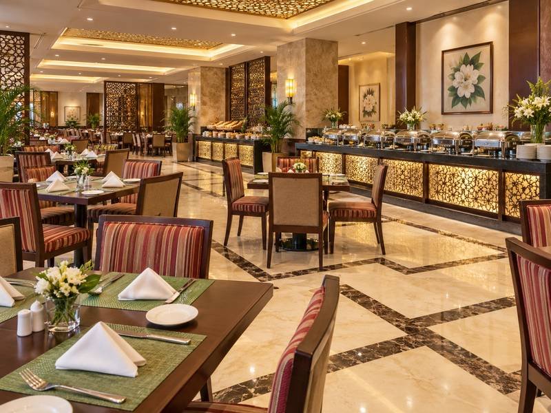 Ruang makan hotel untuk jamaah umrah