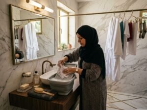 Tips mencuci baju saat umrah