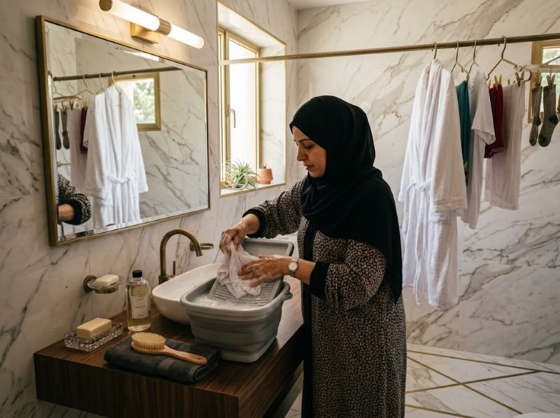 Tips mencuci baju saat umrah