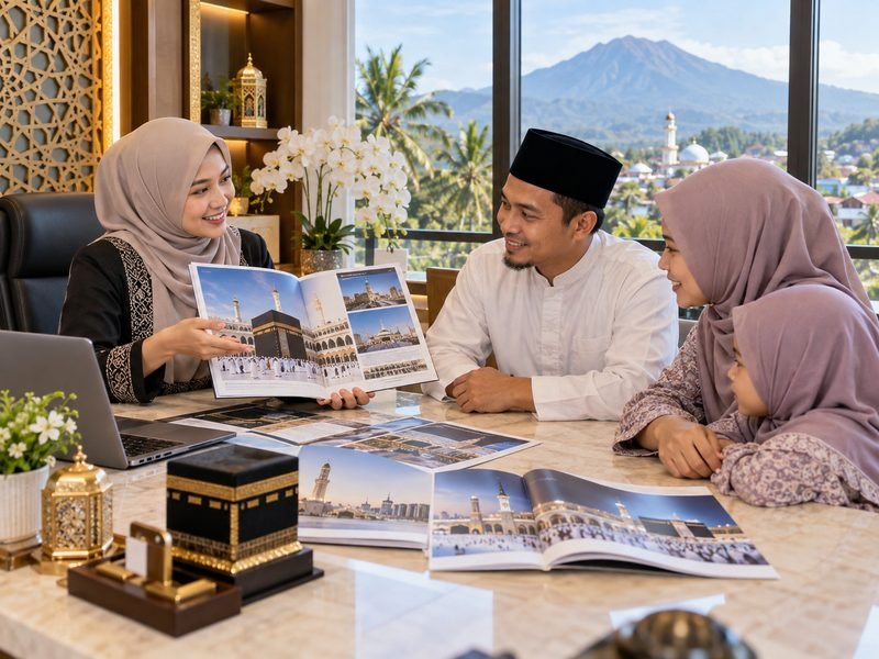 calon jamaah umrah dari Sikur Lombok Timur konsultasi dengan travel umrah