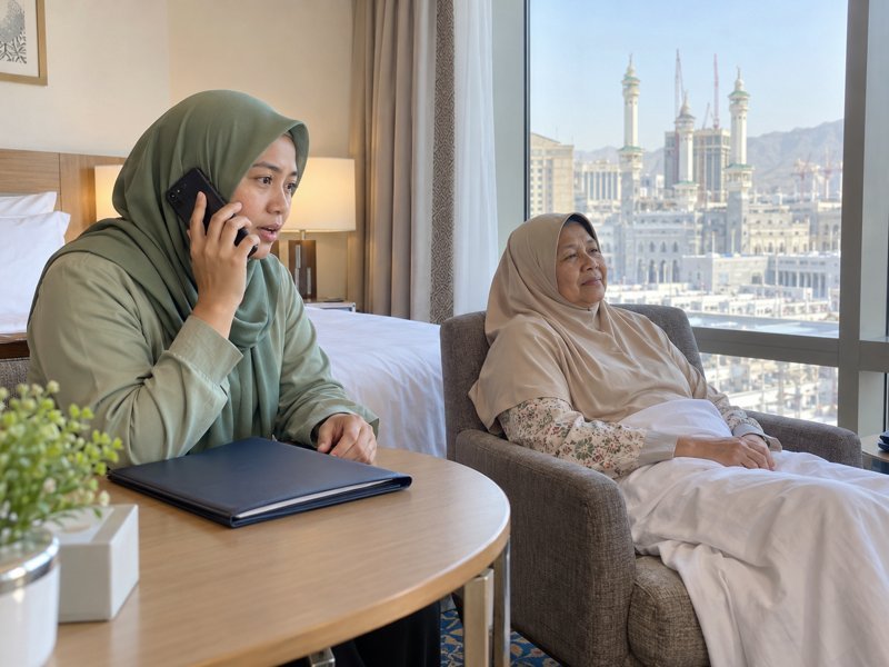 klaim asuransi umrah sakit di Saudi
